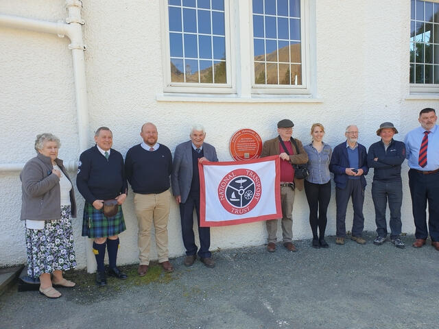 A82 Bridge of Orchy unveiling party